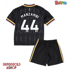 Aston Villa Johan Manzambi #44 Udebanesæt Børn 2026-27 Kort ærmer (+ korte bukser)